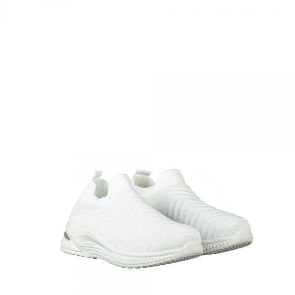 Детски спортни обувки бели  от текстилен материал  Doston, 2 - Kalapod.bg